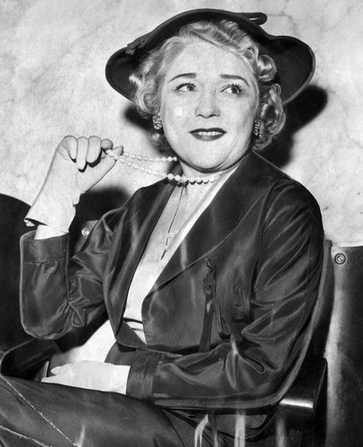 Mary Pickford in court today