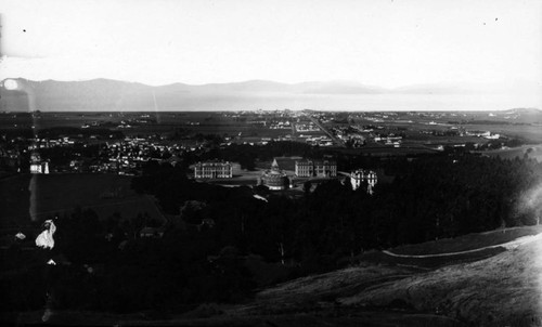 Berkeley from the hills, c. 1900