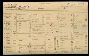 WPA household census for 1210 W 8TH STREET, Los Angeles