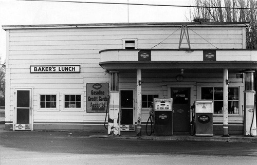 Filling station and cafe, Graton, California