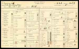 WPA household census for 1418 E 18TH ST, Los Angeles