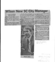 Wilson New SC City Manager