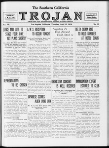The Southern California Trojan, Vol. 7, No. 99, April 13, 1916