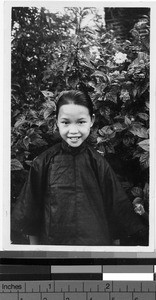 Portrait of novice, Jiangmen, China, ca. 1937