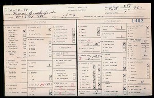 WPA household census for 1423 W 13TH, Los Angeles County