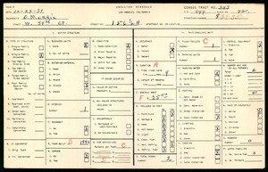 WPA household census for 156 1/2 W 39TH STREET, Los Angeles County