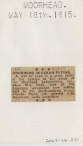 Moorhead in Ocean Flying