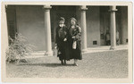 With Mrs. McCallum, Nat'l meeting 1925, Pasadena