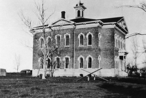 Side View of the Old Nelson School