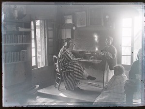 Governor Ramaniraka in his office, Ihosy, Madagascar, ca.1893
