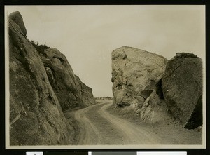 Unpaved road at Mount Rubidoux in Riverside County, ca.1900