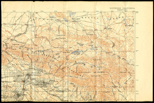 Map of Southern California, sheet no. 1