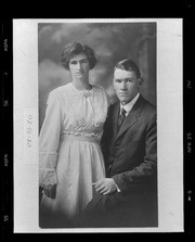 Fredrick Alexander Beckman and Etter Clarkie Johnston wedding portrait