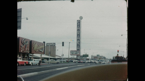 Maynard Parker Home Movie: April 2 - May 10, 1961. View of the Las Vegas strip. Reel2_02.13.25.00