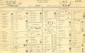 WPA household census for 925 S LORENA, Los Angeles