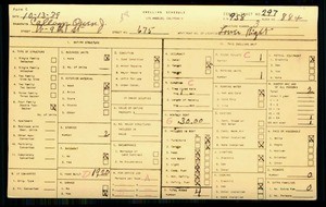 WPA household census for 675 W 9TH ST, Los Angeles County