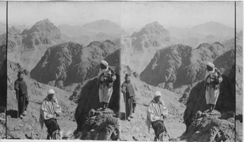 Mount of Moses where the Law was given to Israel’s Leader. Sinai Wilderness. Egypt