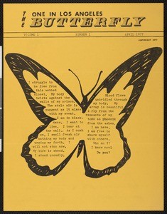 ONE in Los Angeles the butterfly 1/1-2; 3/5-11 (1977)