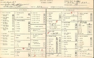 WPA household census for 616 WEST 62ND STREET, Los Angeles County