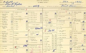 WPA household census for 2419 SICHEL, Los Angeles