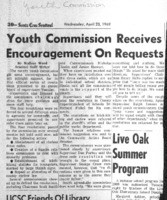 Youth Commission Receives Encouragement on Requests
