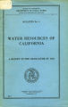 Water resources of California, a report to the Legislature of 1923