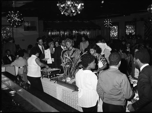 Dining at an Event, Los Angeles, 1983