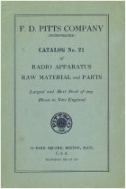 Catalog no. 21 of radio apparatus raw material and parts