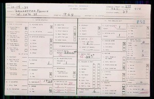 WPA household census for 964 W 10TH ST., Los Angeles County