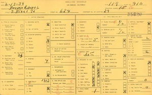WPA household census for 624 S BIXEL ST, Los Angeles