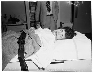 First school traffic victim, Georgia Street Hospital, 1951