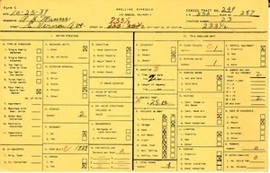WPA household census for 233 E VERNON, Los Angeles