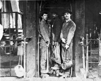 Miners in Elevator, New Almaden