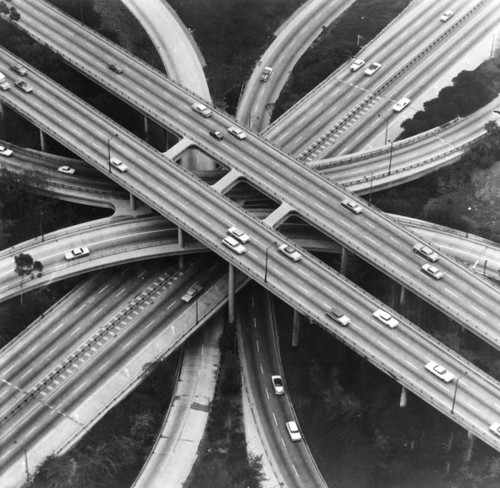 Four level interchange, Los Angeles