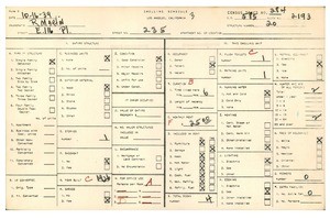 WPA household census for 235 EAST 116TH PLACE, Los Angeles County