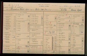 WPA household census for 817 N BUNKER HILL, Los Angeles