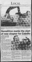 Demolition marks the start of new chapter for Cabrillo