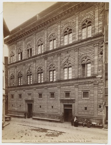 Pe. Ia. No. 3013. Firenze - Via della Vigna Nuova. Palazzo Rucellai. (L.B. Alberti.)