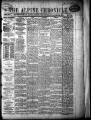The Alpine Chronicle 1876-08-26