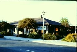 Historic Petaluma & Santa Rosa Railway depot at 261 South Main in Sebastopol, California