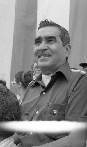 Presidential candidate Mario Sandoval Alarcón, Chiquimula, 1982