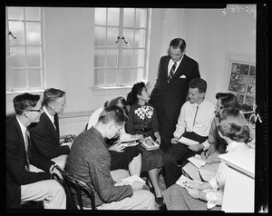 Presbyterian youth meeting, 1957