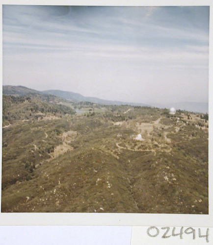 Color aerial view of Palomar Observatory