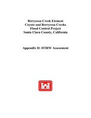 Berryessa Creek Element, Coyote and Berryessa Creek, California, Flood Control Project, Santa Clara County, California : Final Report, Part 5 of 9