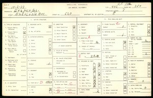 WPA household census for 520 ANDALUSIA AVE, Los Angeles County