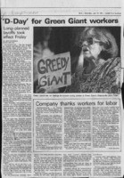 D-Day' for Green Giant workers