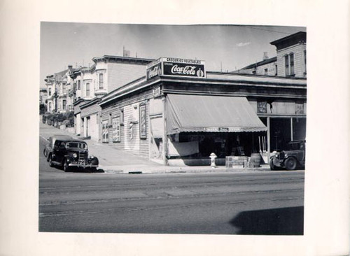 [Corner grocery store in the Western Addition district]