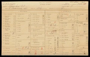 WPA household census for 116 MARINE, Los Angeles County
