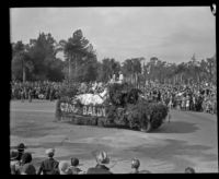 "Camp Baldy" float in the Tournament of Roses Parade, Pasadena, 1932