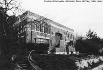 Side View of Carnegie Library, date unknown